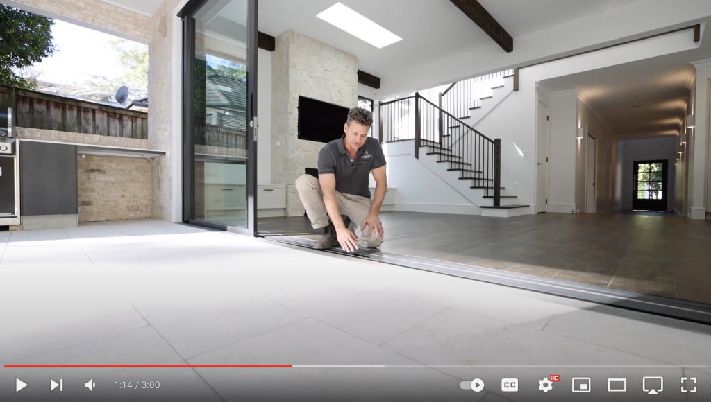 New Home Upgrade – Flush Floor Levels Inside to Outside
